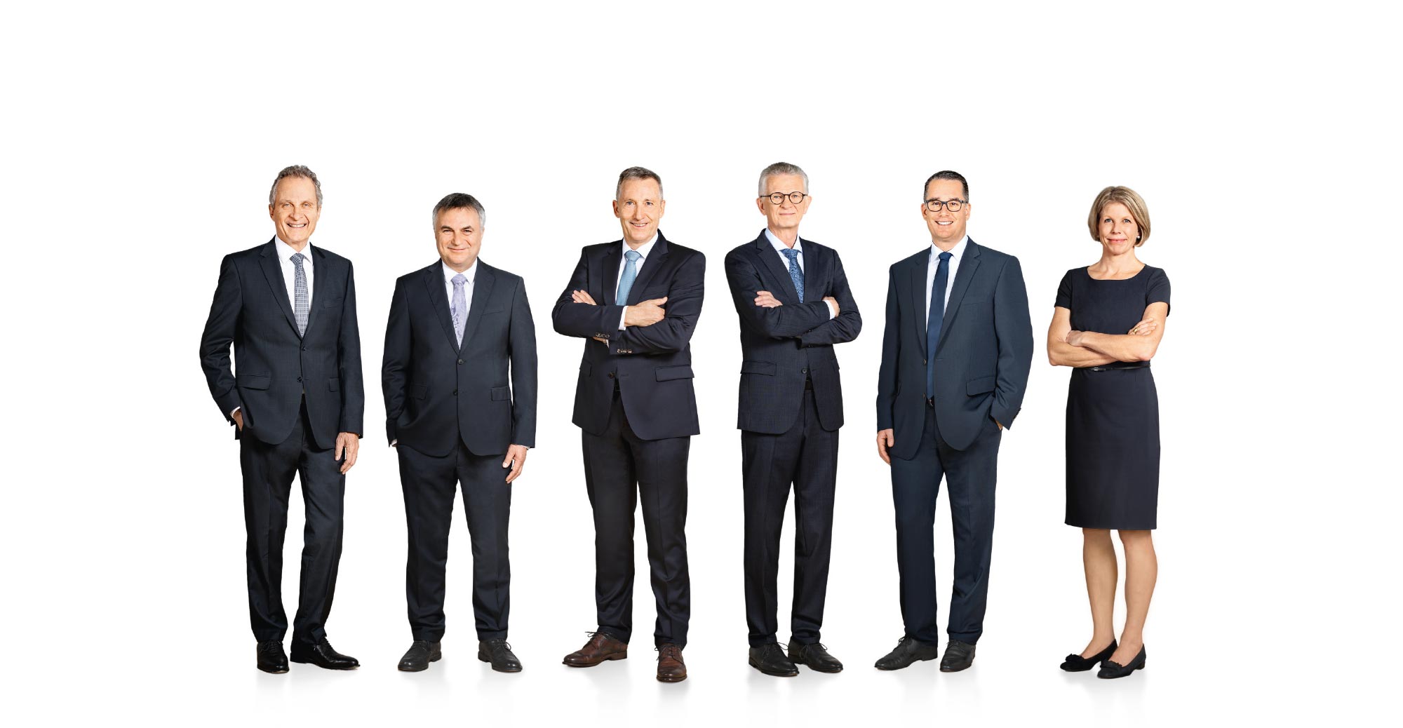 Portrait of the executive board members