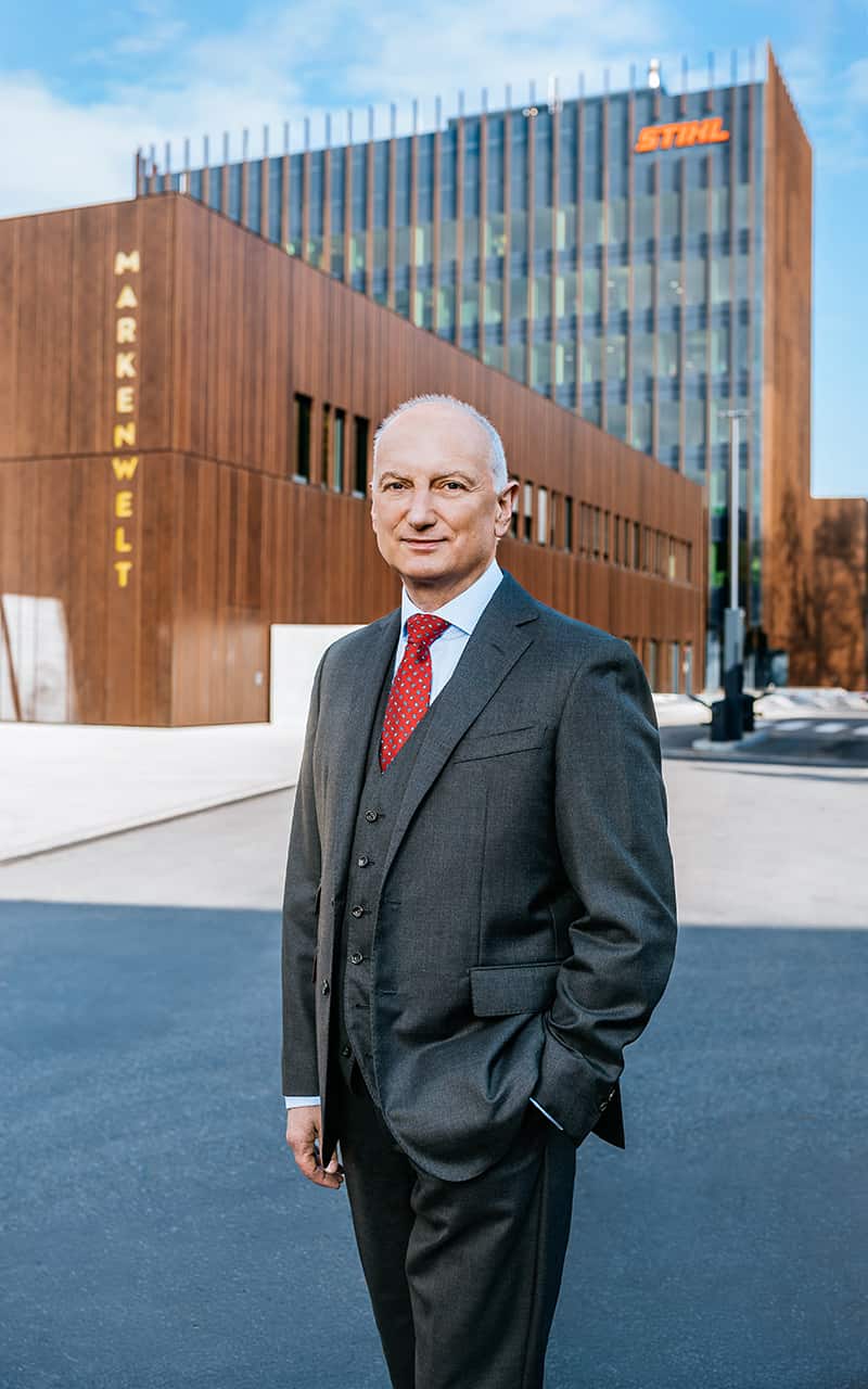 Portrait of Dr Nikolas Stihl.